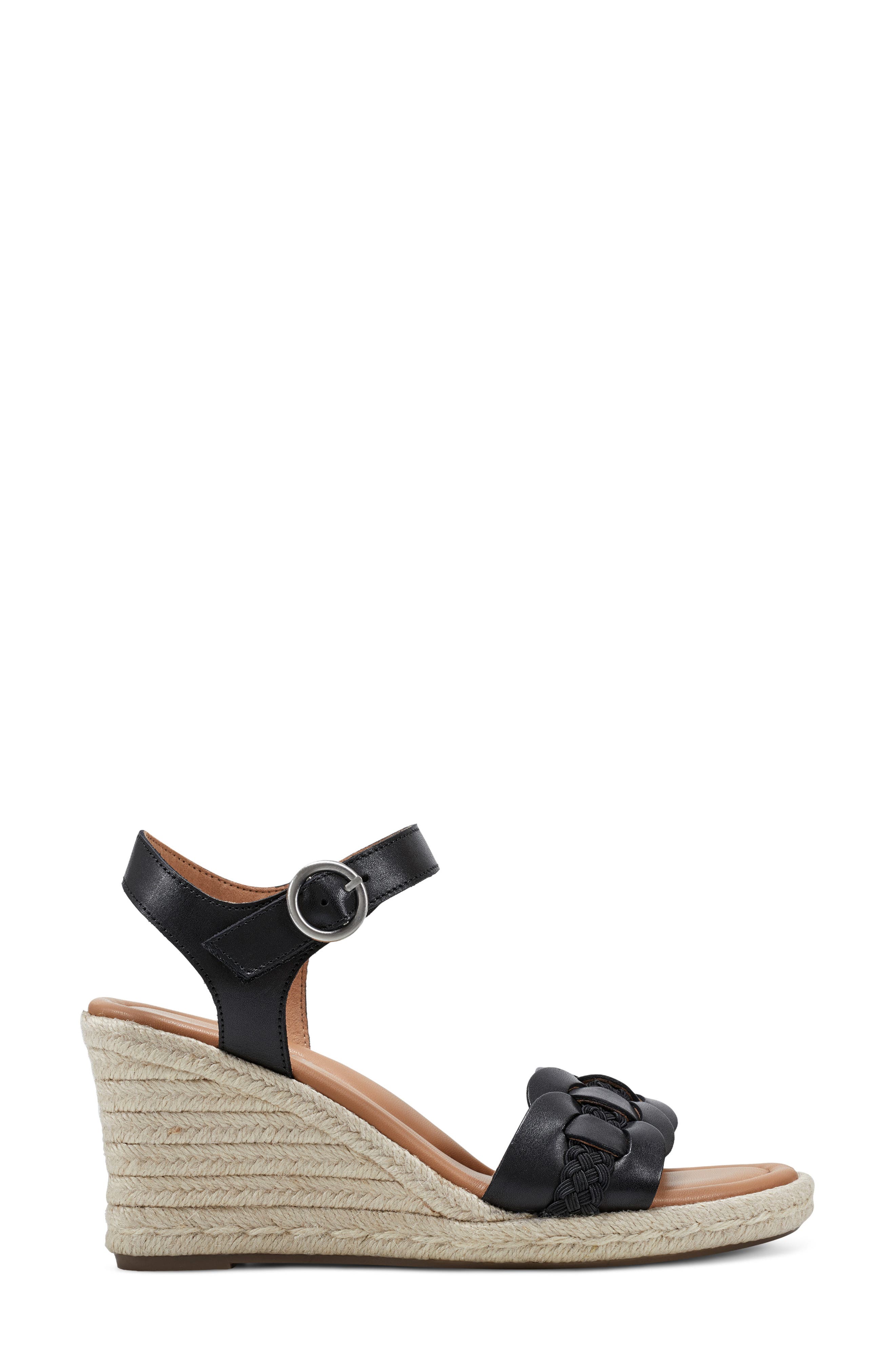 Easy Spirit Aisha Espadrille Wedge Sandal, Alternate, color, 