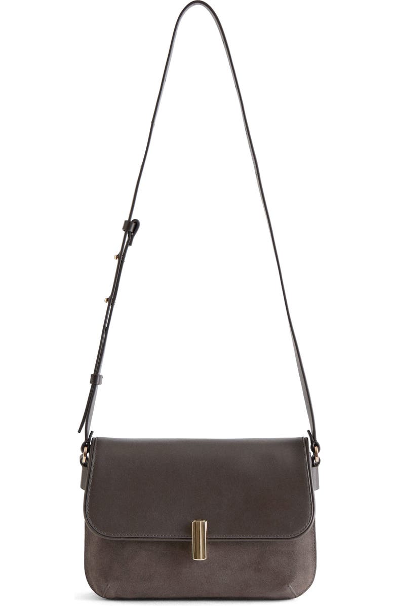 & Other Stories Leather Crossbody Bag, Main, color,