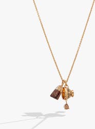 Alex and Ani 'Spill the Tea' Cup & Tea Bag Charm Pendant Necklace