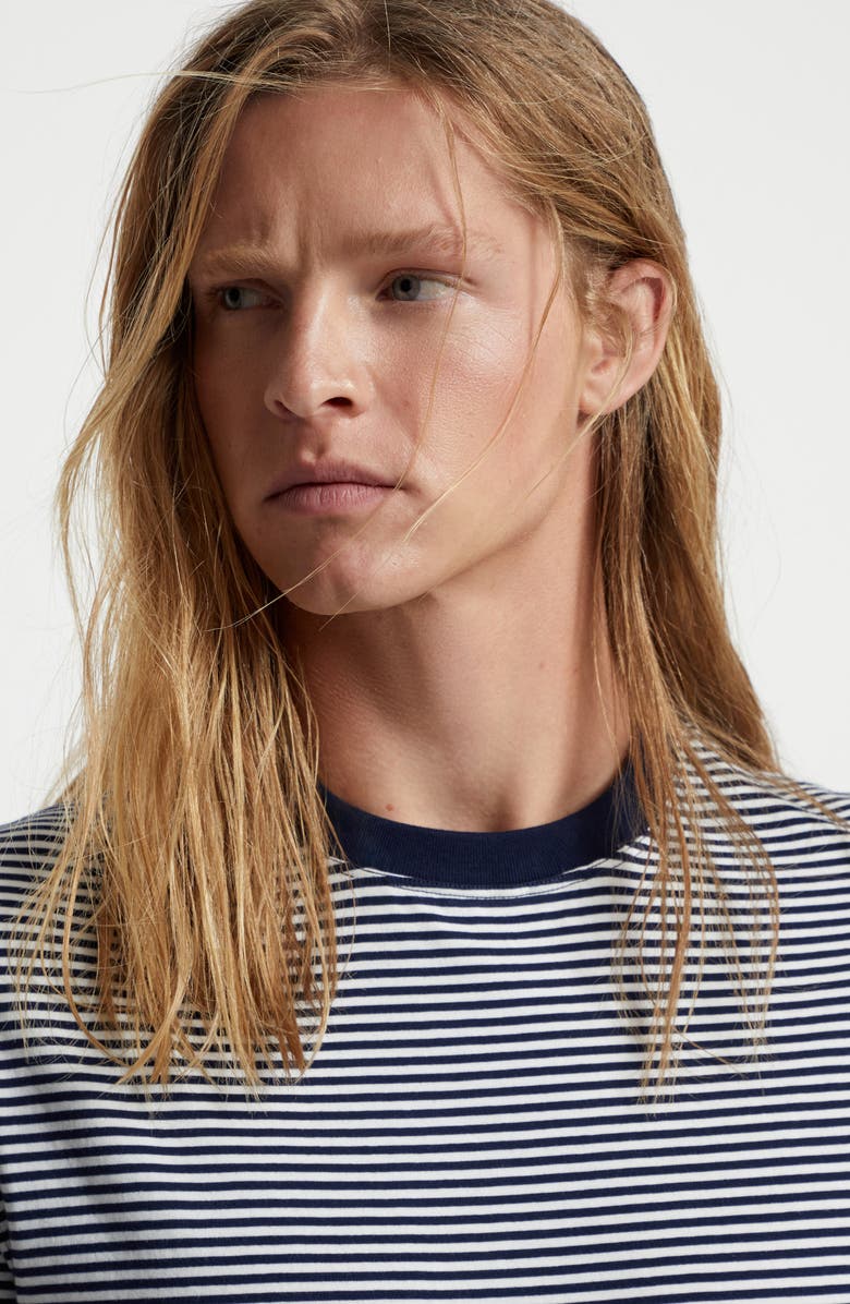 Brunello Cucinelli Striped T-shirt, Alternate, color, 