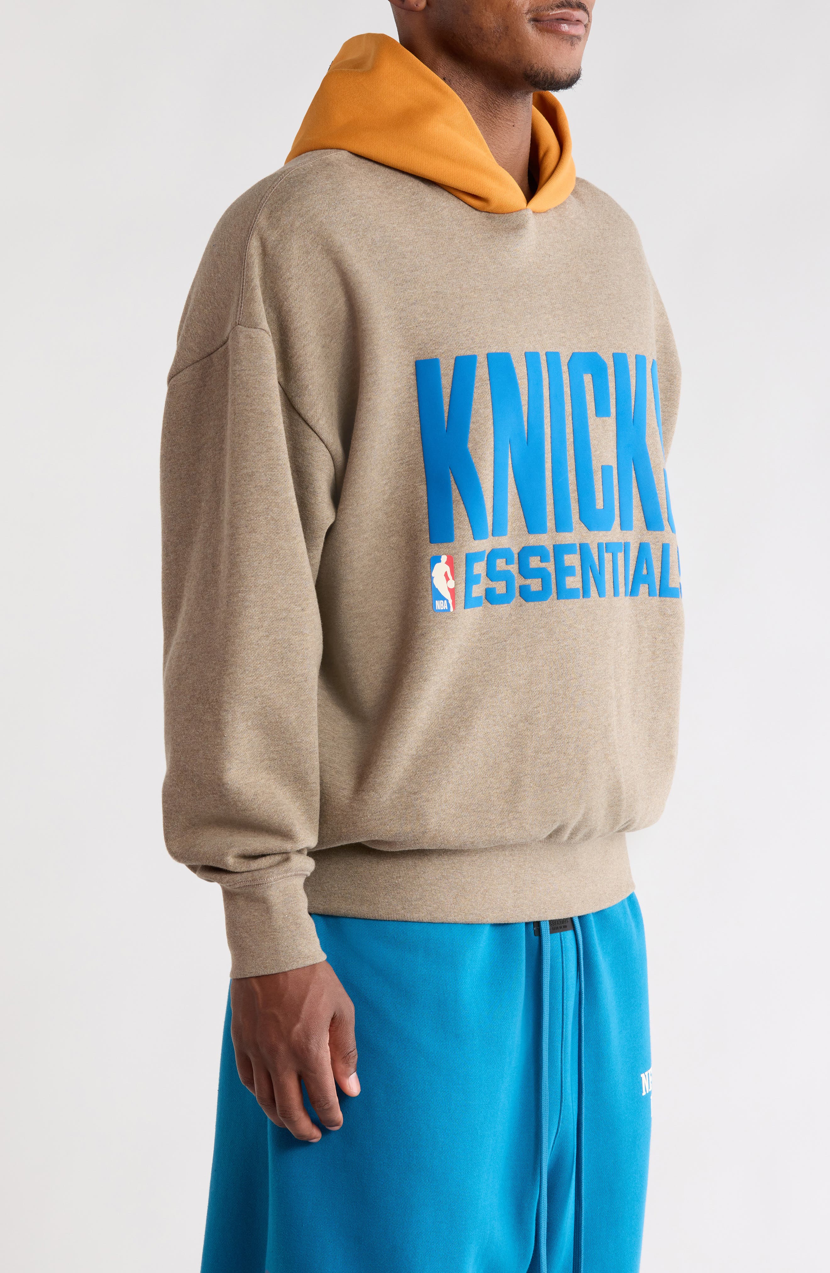 Fear of God Essentials x NBA New York Knicks Sports Fit Cotton Blend ...