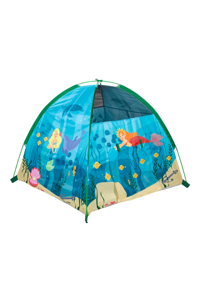 Mermaid Play Tent, Alternate, color, BLUE