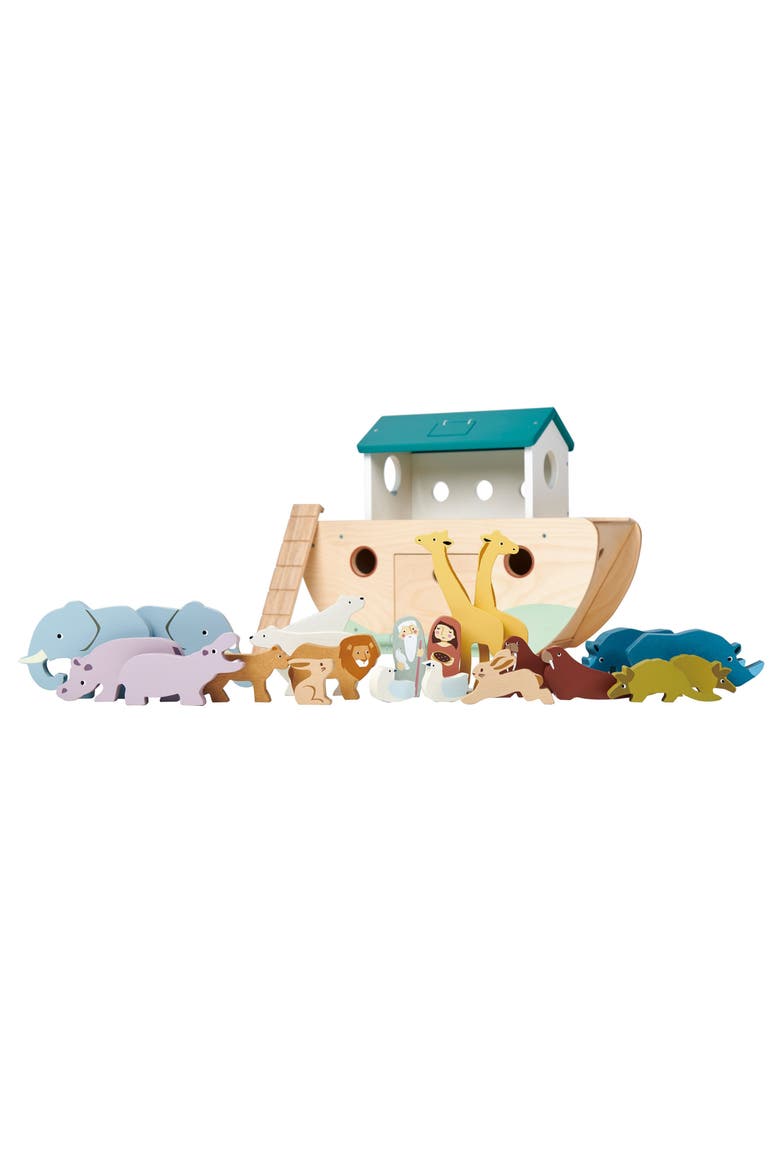 Noah's Ark Wooden Playset, Alternate, color, MULTI