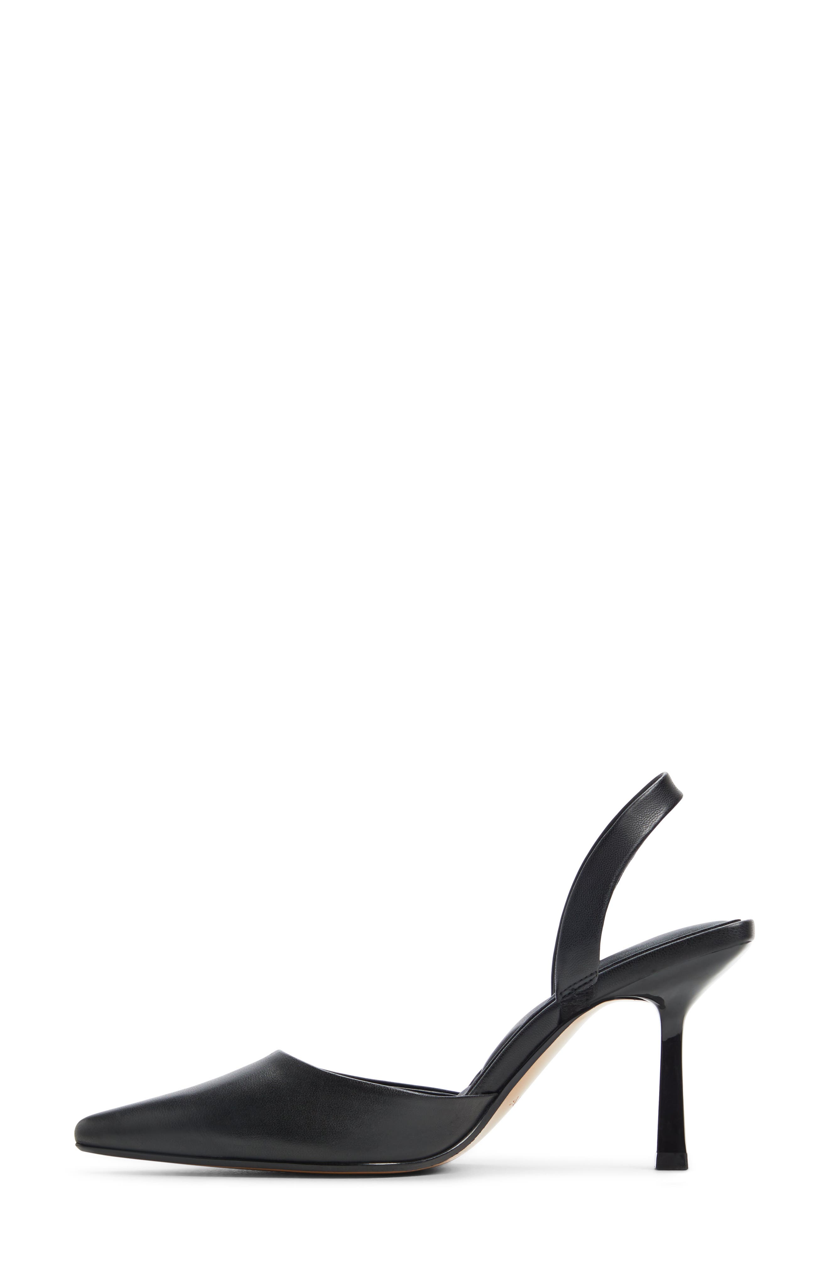 ALDO Brusanti Pointed Toe Slingback Pump, Alternate, color, Black