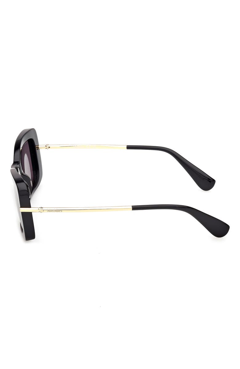 Max Mara 54mm Rectangular Sunglasses, Alternate, color, 