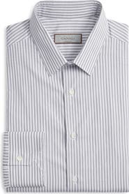 Canali Regular Fit Stripe Dress Shirt