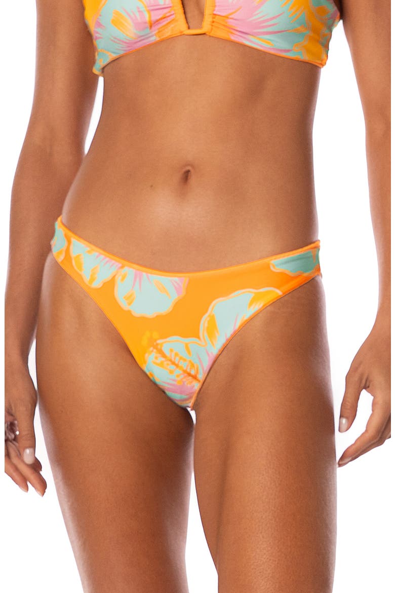 Zesty Orange Sublimity Reversible Bikini Bottoms, Alternate, color, BRIGHT ORANGE