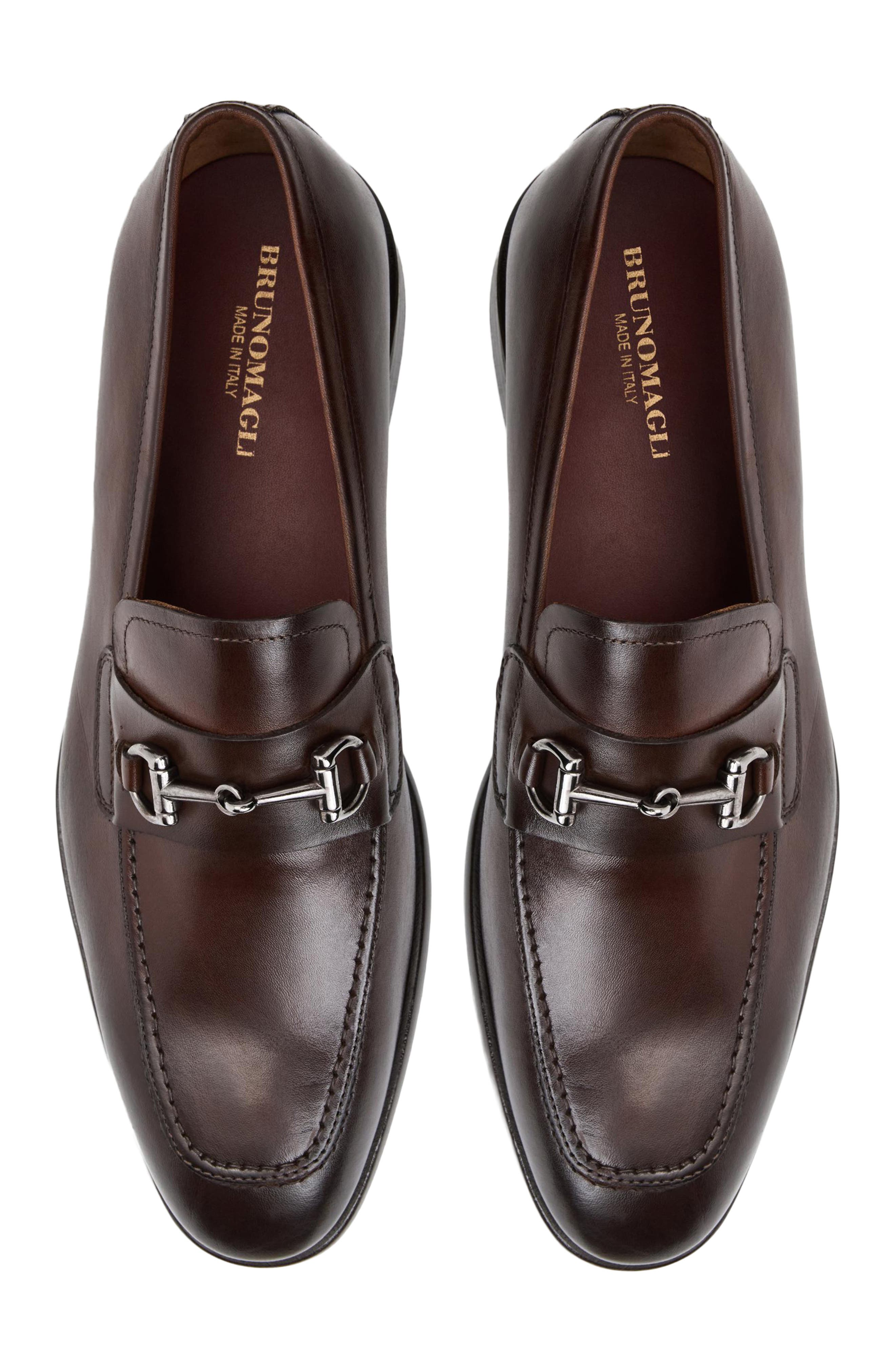 Bruno Magli Pasquale Bit Loafer, Alternate, color, Dark Brown Calf