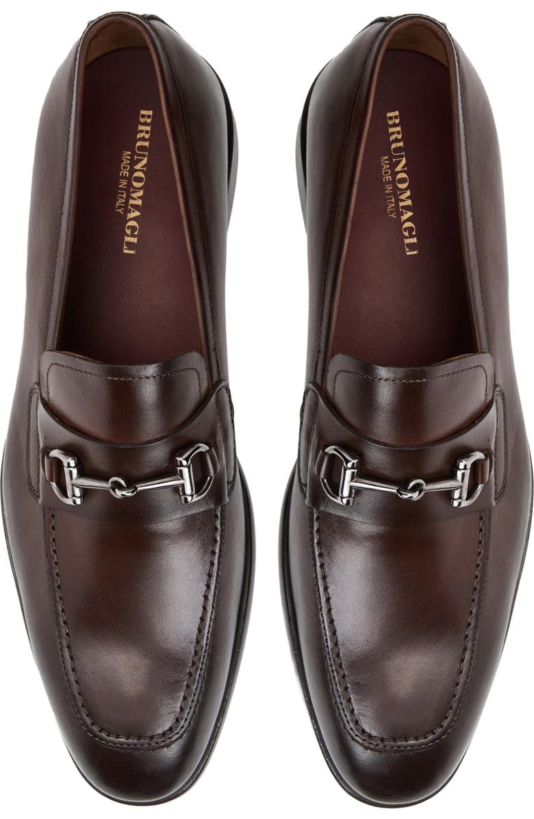 Bruno Magli Pasquale Bit Loafer, Alternate, color, Dark Brown Calf