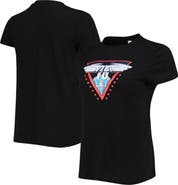 LUSSO Women's Lusso Black NBA 75th Anniversary T-Shirt