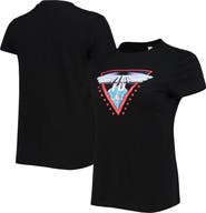 LUSSO Women's Lusso Black NBA 75th Anniversary T-Shirt