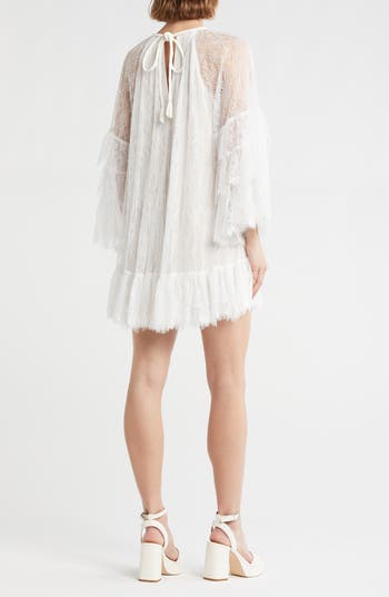 Alice+Olivia■Delia Ruffle Angel Sleeve Dress■ドレス Alice + Olivia Delia Ruffle Angel Sleeve Dress - Dresses