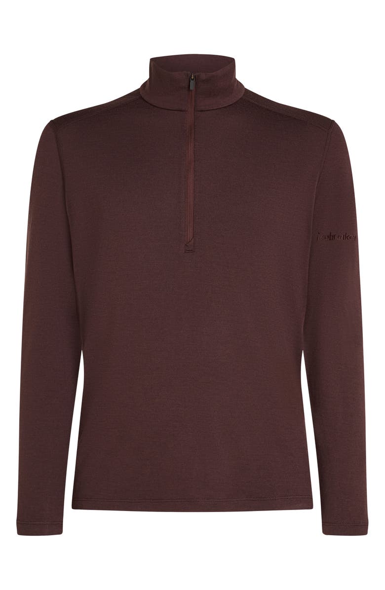 Icebreaker 260 Tech Merino Wool Half Zip Pullover, Alternate, color, Java