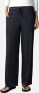 Eileen Fisher Drawstring Stretch Organic Cotton Straight Leg Pants