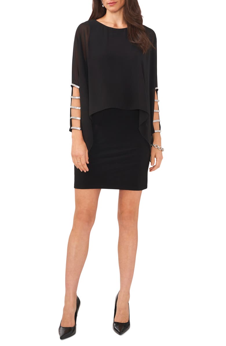 Chaus Embellished Long Sleeve Dress, Main, color, 