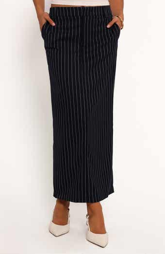 Petal & Pup Ellory Pinstripe Maxi Skirt