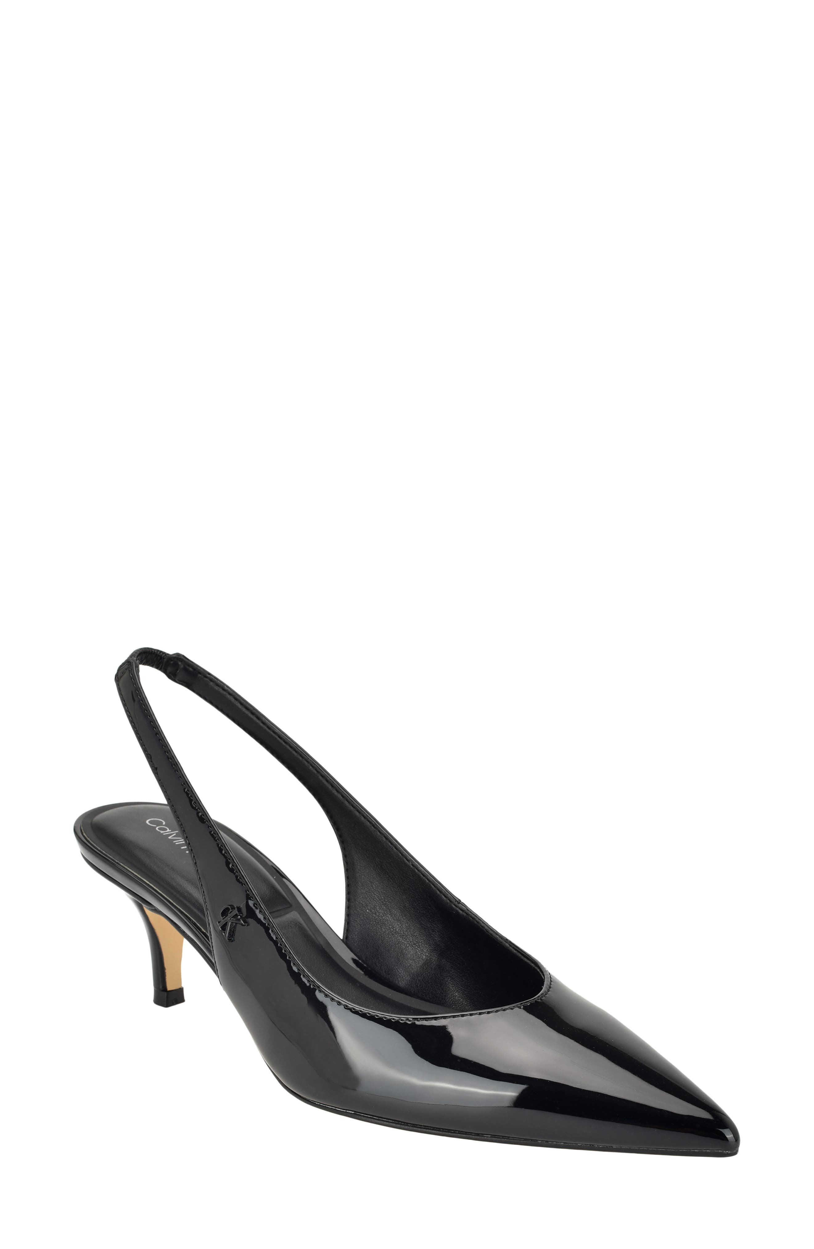 Calvin Klein Emersyn Pointed Toe Slingback Pump, Main, color, 