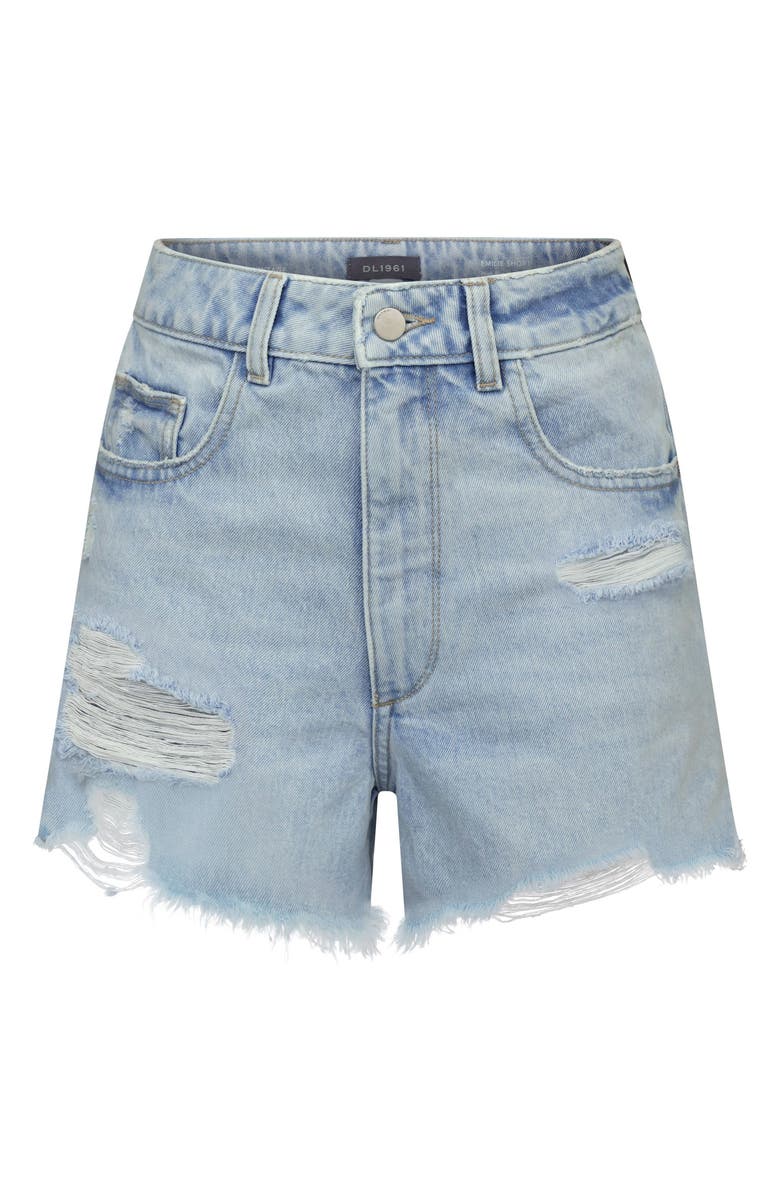 DL1961 Emilie Ripped High Waist Denim Shorts, Main, color, 