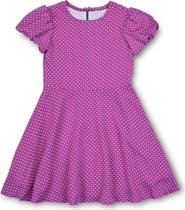 Florence Eiseman Polka Dot Dress with Bubble Sleeves