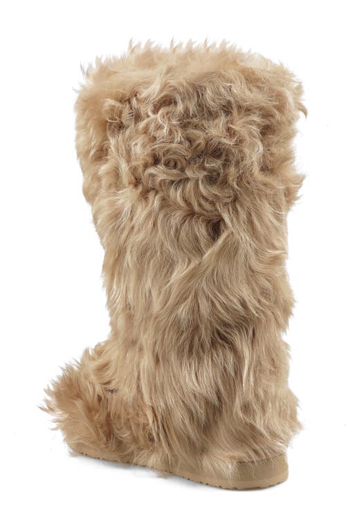 Zigi Raylynn Faux-fur Tall Boot In Natural