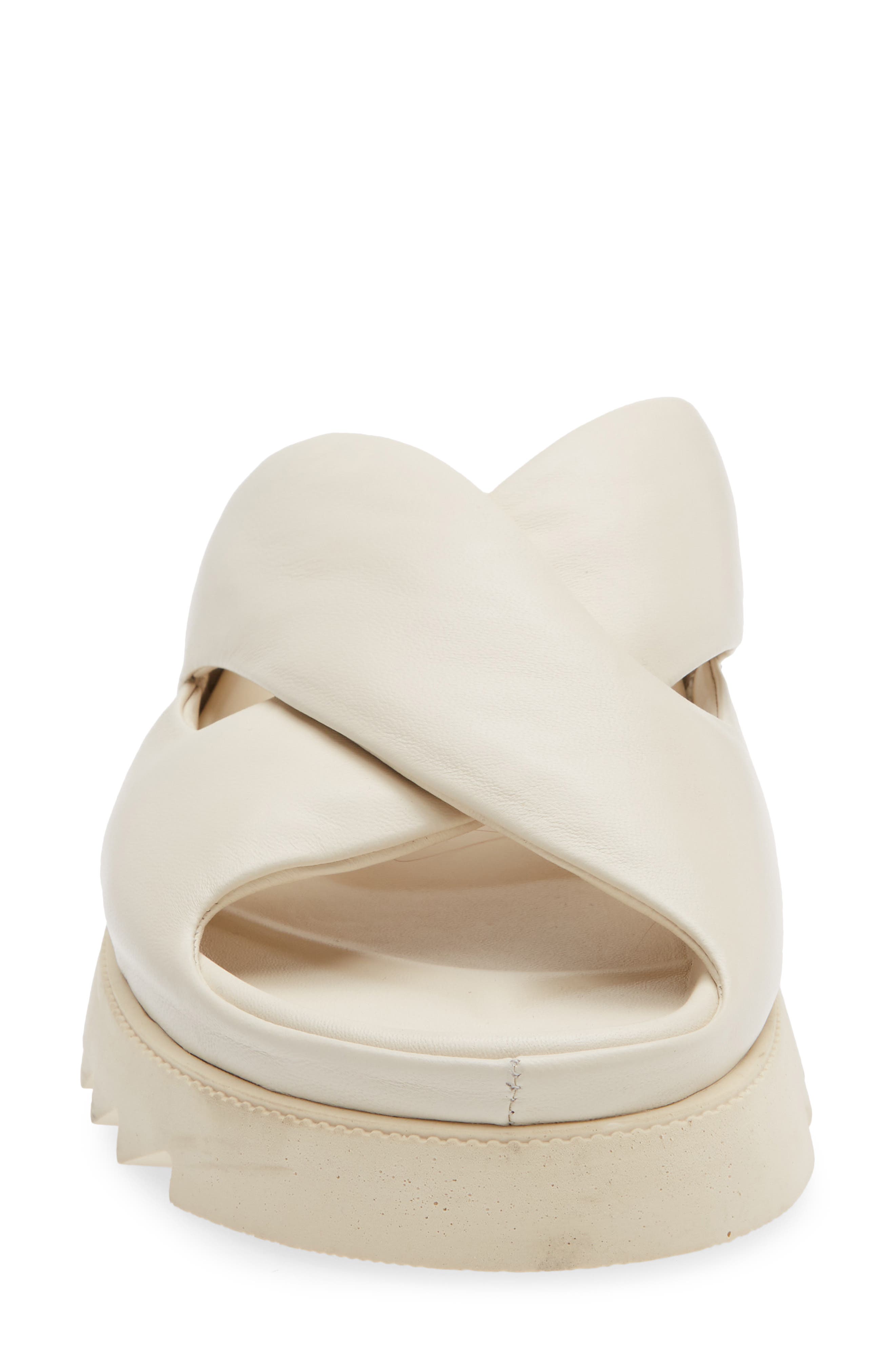 Brittney Slide Sandal, Alternate, color, WHITE