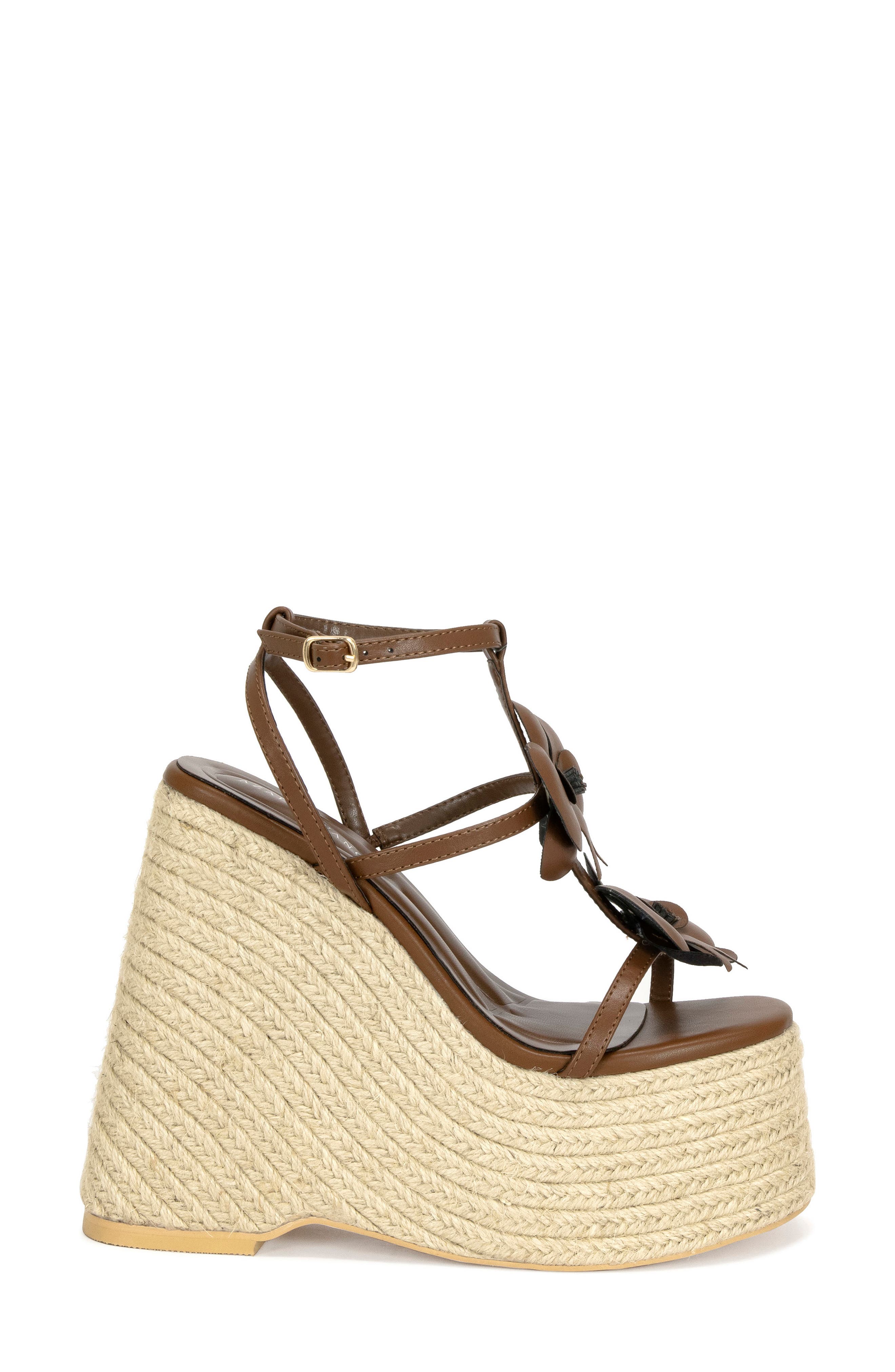 AZALEA WANG Barossa Espadrille Ankle Strap Platform Wedge Sandal, Alternate, color, 
