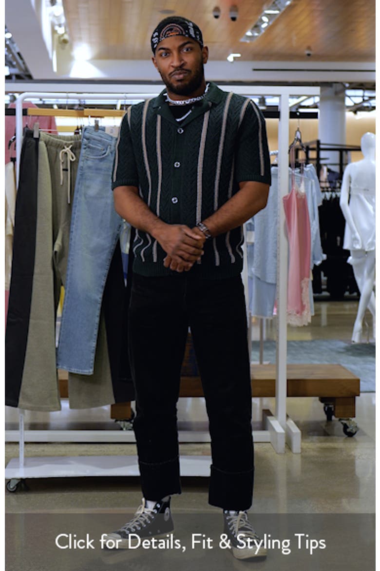 Ellingham Textured Stripe Camp Collar Cardigan video