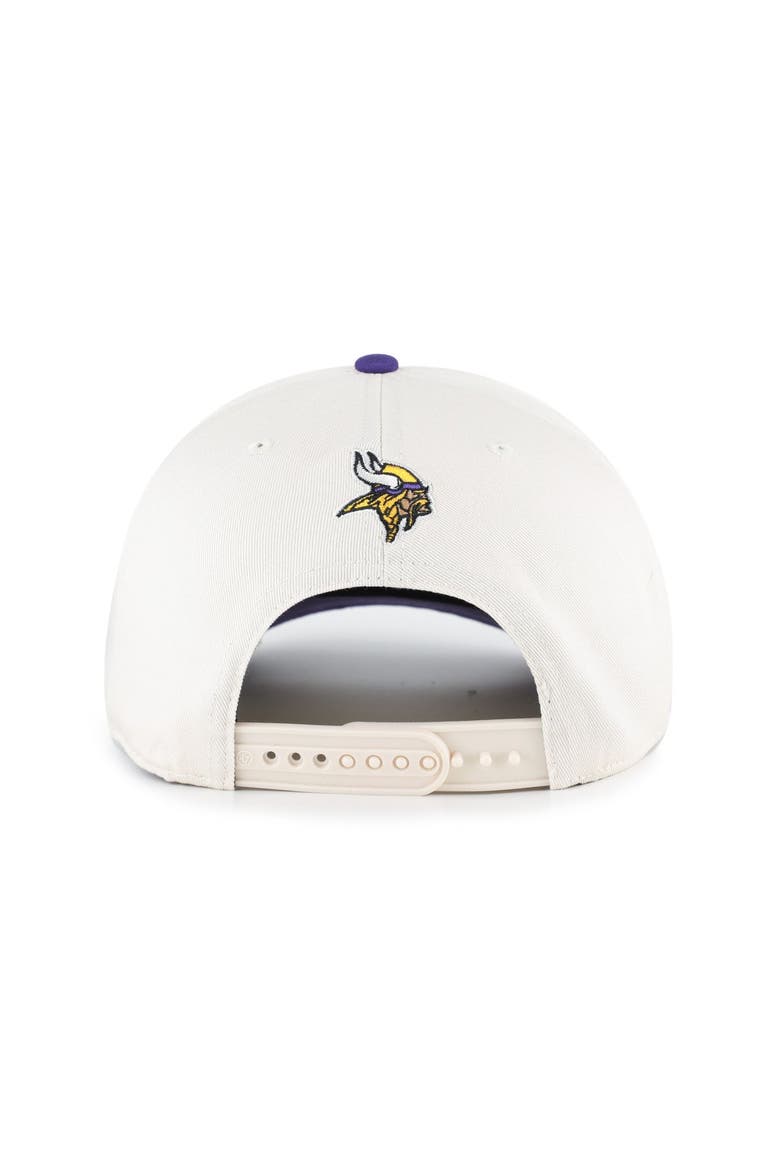 Women's '47 Natural Minnesota Vikings Rope Script Hitch Adjustable Hat, Alternate, color, Natural