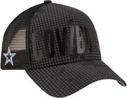 New Era Men's New Era Graphite Dallas Cowboys Midnight Ink Tonal A-Frame 9FORTY Adjustable Hat