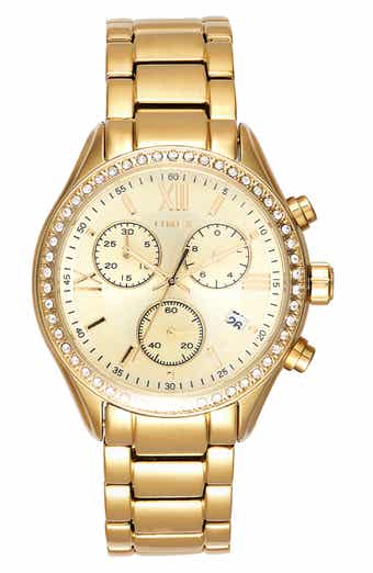 Timex® Chronograph Stainless Steel Bracelet Watch, 38mm