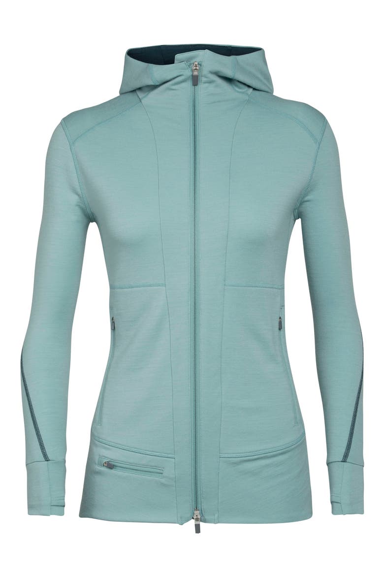 Quantum II Full Zip Hoodie, Alternate, color, HYDRO