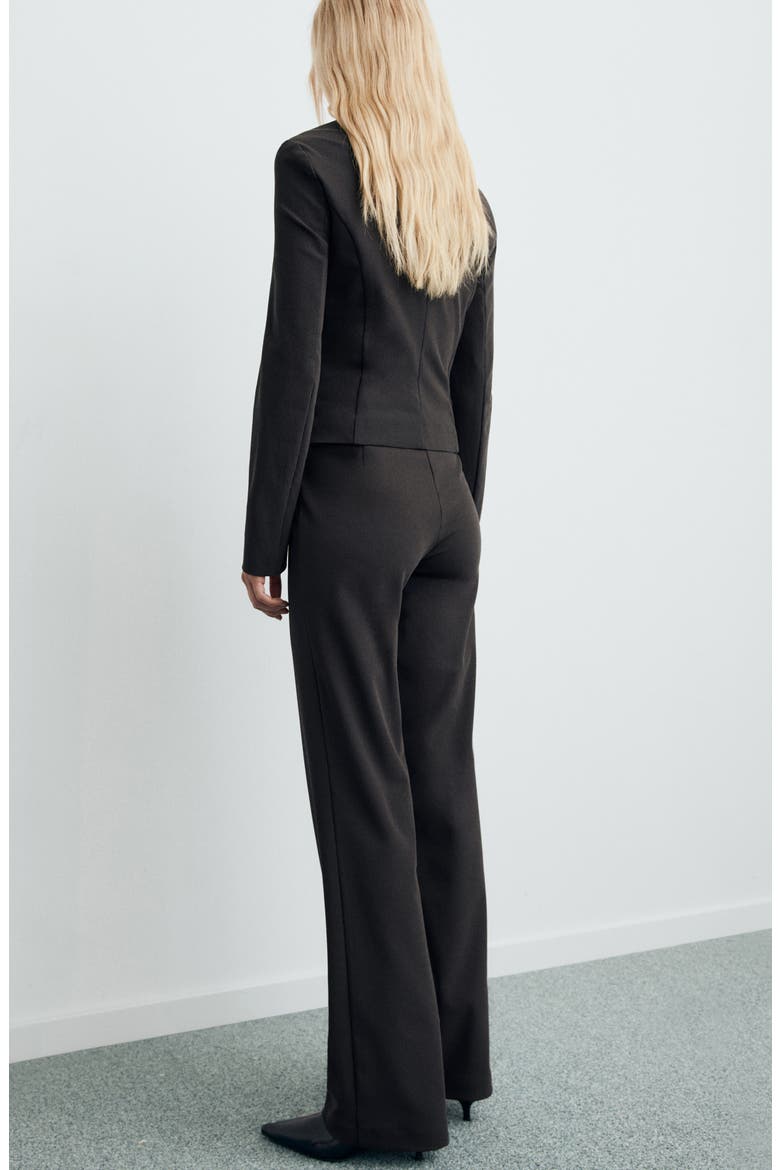 Seamless Straight Suit Pants, Alternate, color, GREY