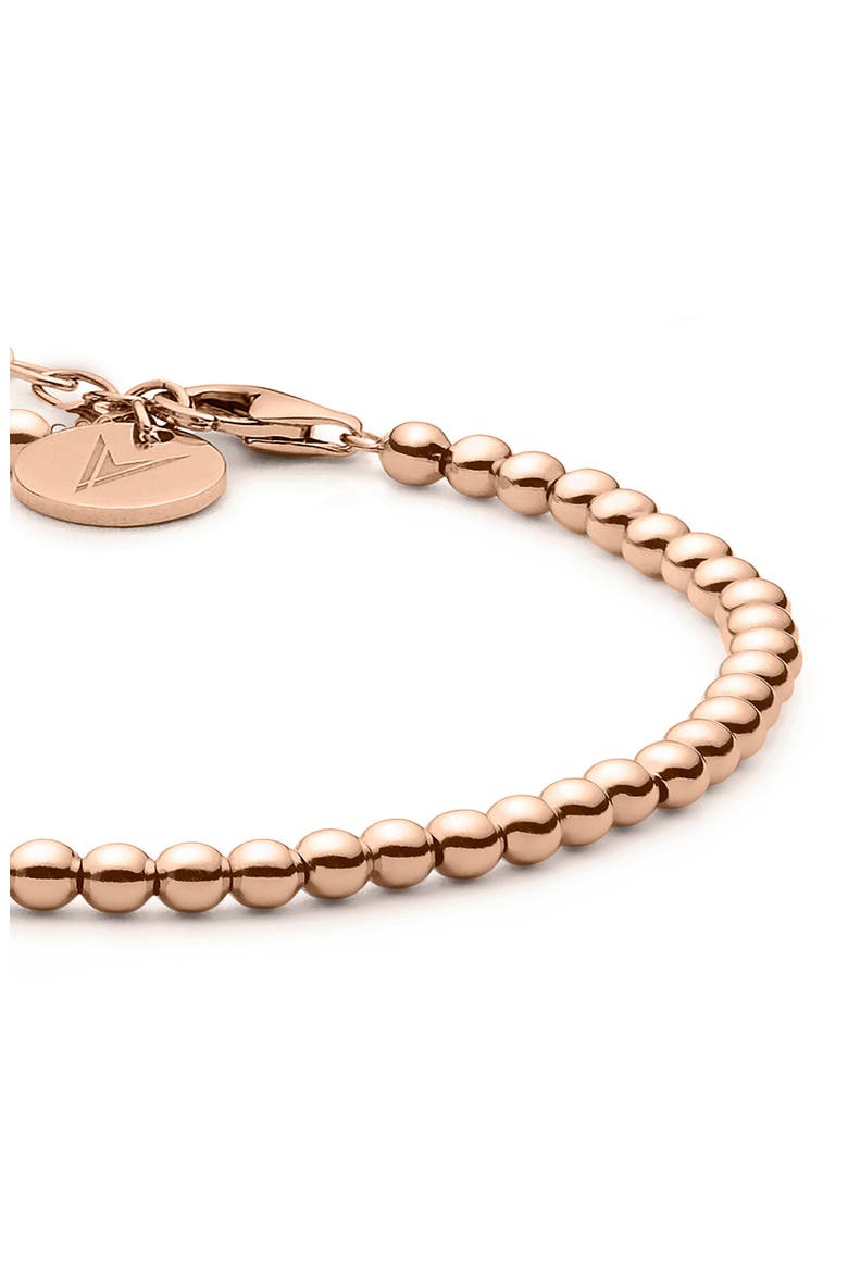 The Beaded Chain Bracelet, Alternate, color, ROSE GOLD