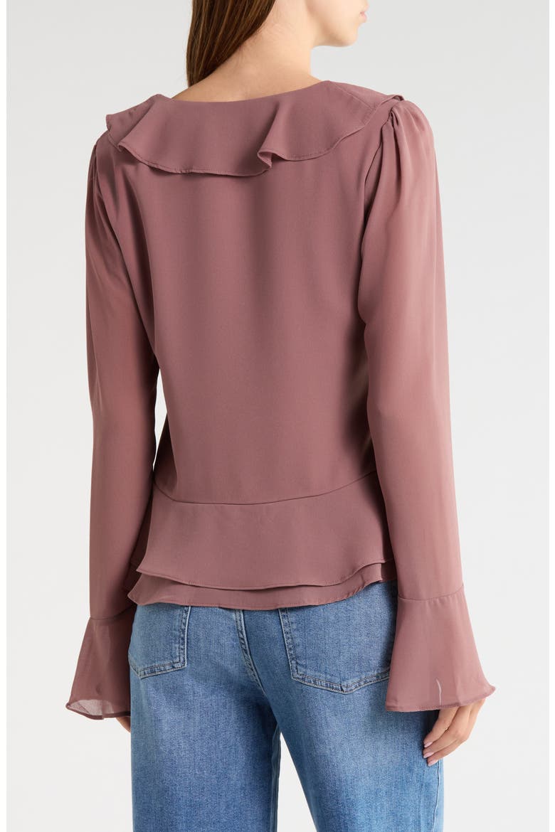 Vilma Ruffle Top, Alternate, color, MAUVE