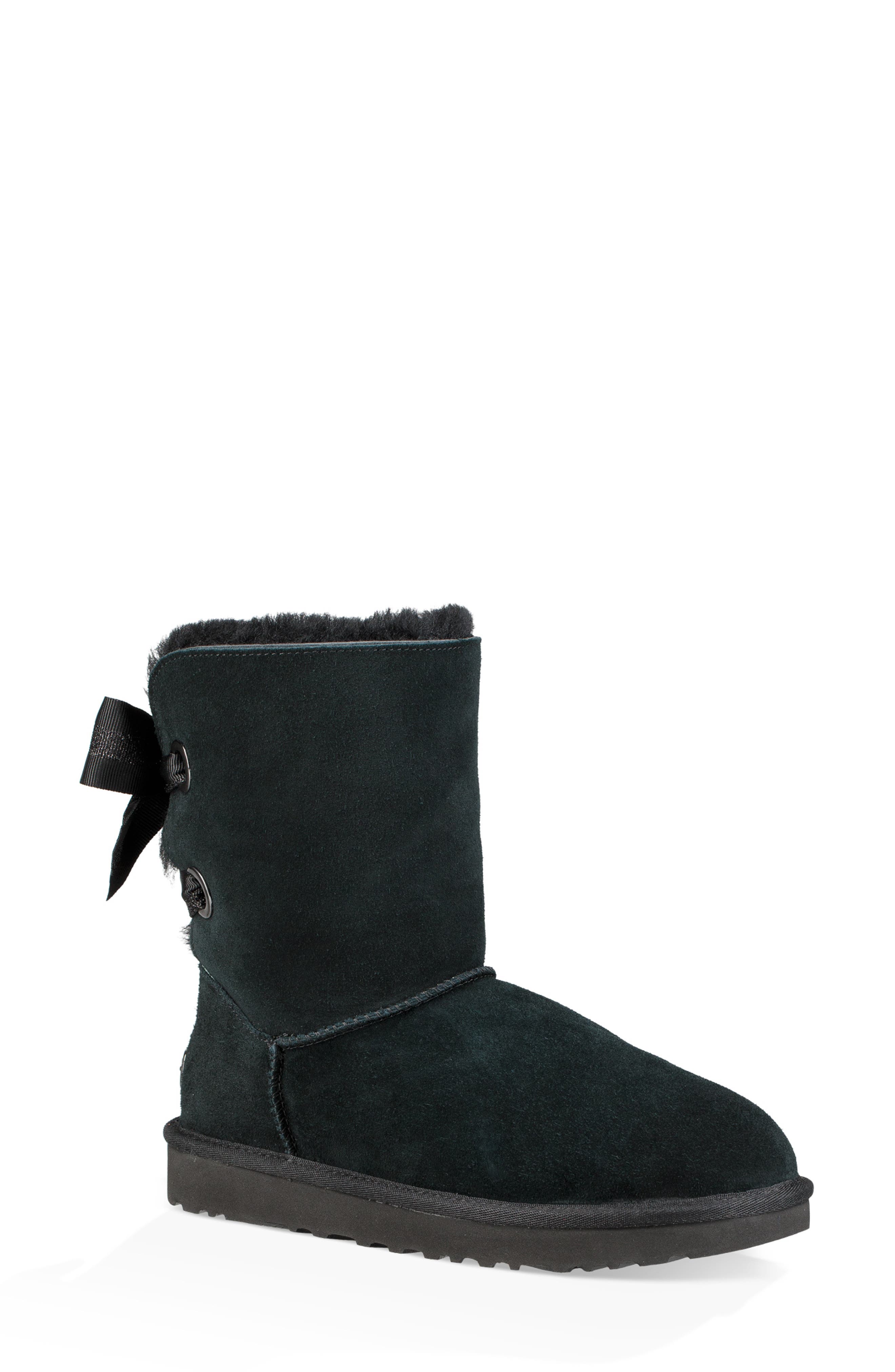 UGG<sup>®</sup> Customizable Bailey Bow Genuine Shearling Bootie, Main, color, 