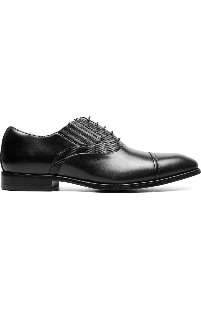 Stacy Adams Lucas Wingtip Oxford, Alternate, color, Black