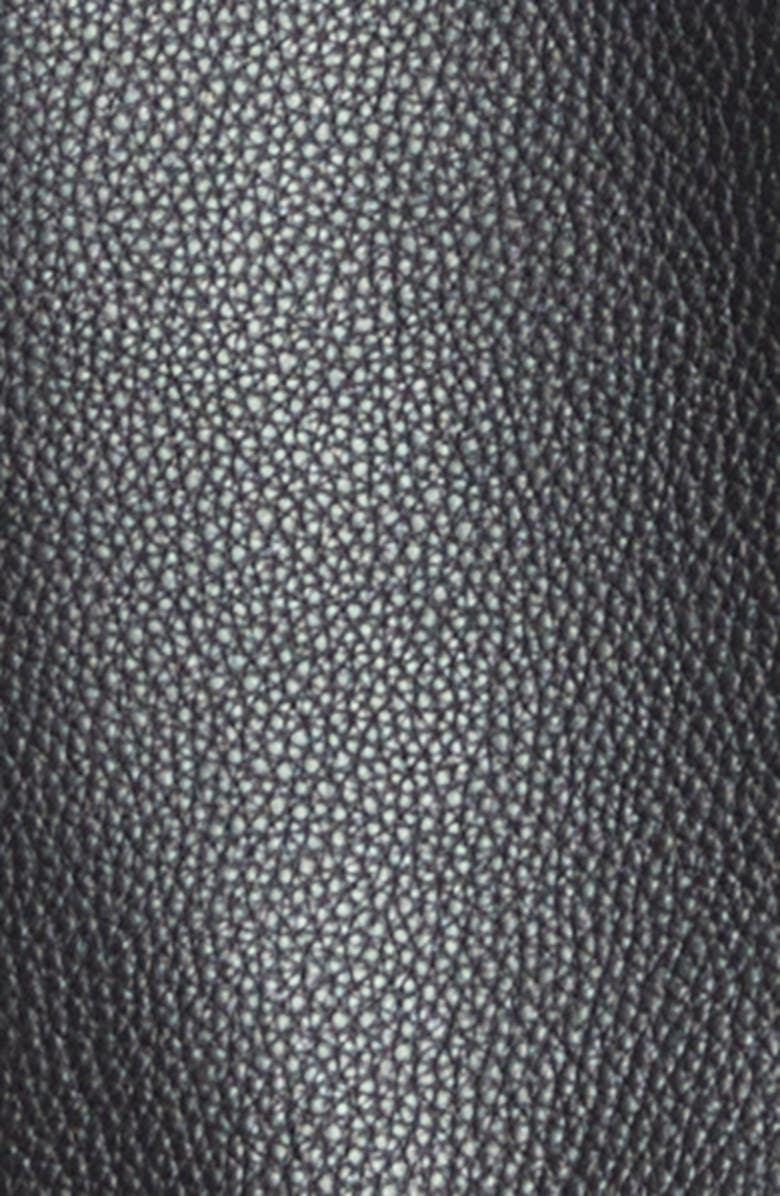 MIDNIGHT RODEO 1968 Leather Trucker Jacket, Alternate, color, Black