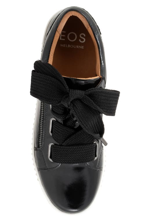 Eos Footwear Jovi Sneaker In Black Patent