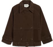 Apparis Gaia Faux Suede Short Trench Coat