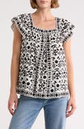 MAX STUDIO Flutter Sleeve Top