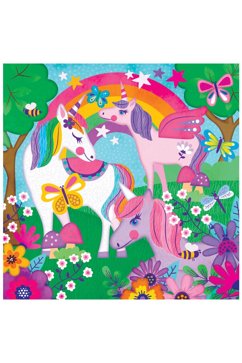 Unicorn Dreams 48 Piece Value Puzzle, Alternate, color, Multicolor