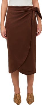 FIFTEEN TWENTY Penelope Wrap Midi Skirt