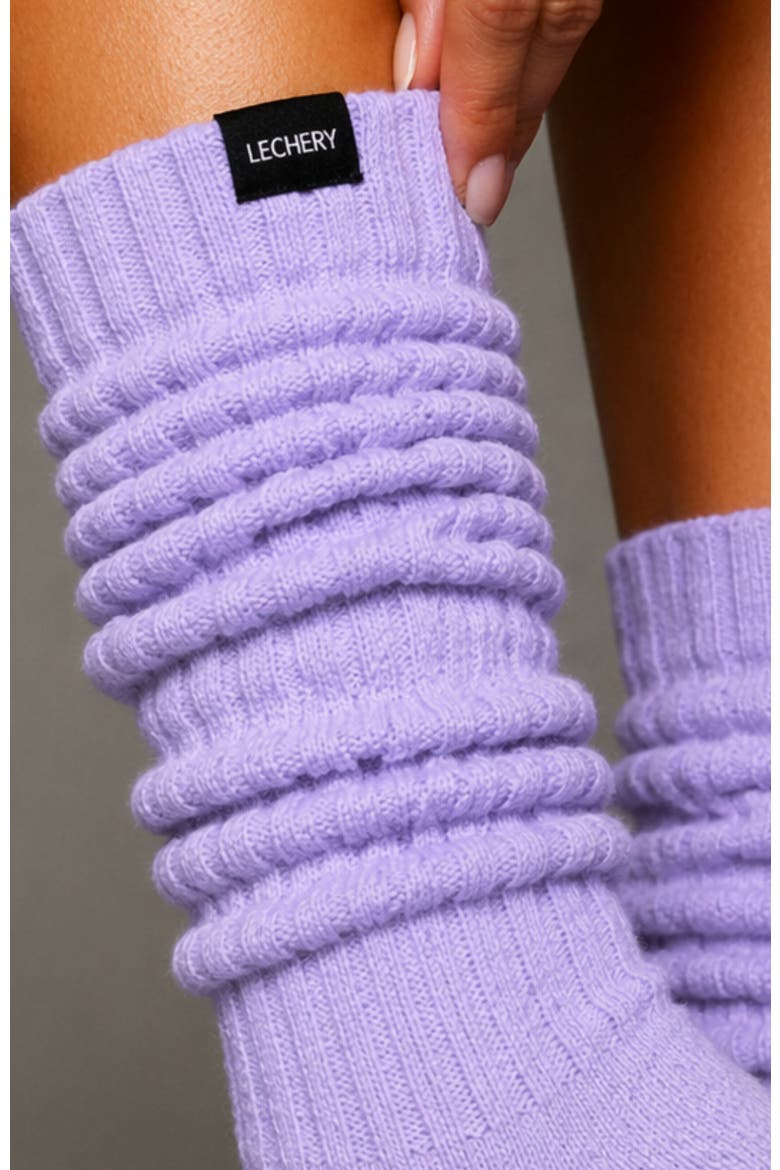 7-Pack Scrunch Slouchy Retro Boot Gym Sports Socks, Alternate, color, Lilac