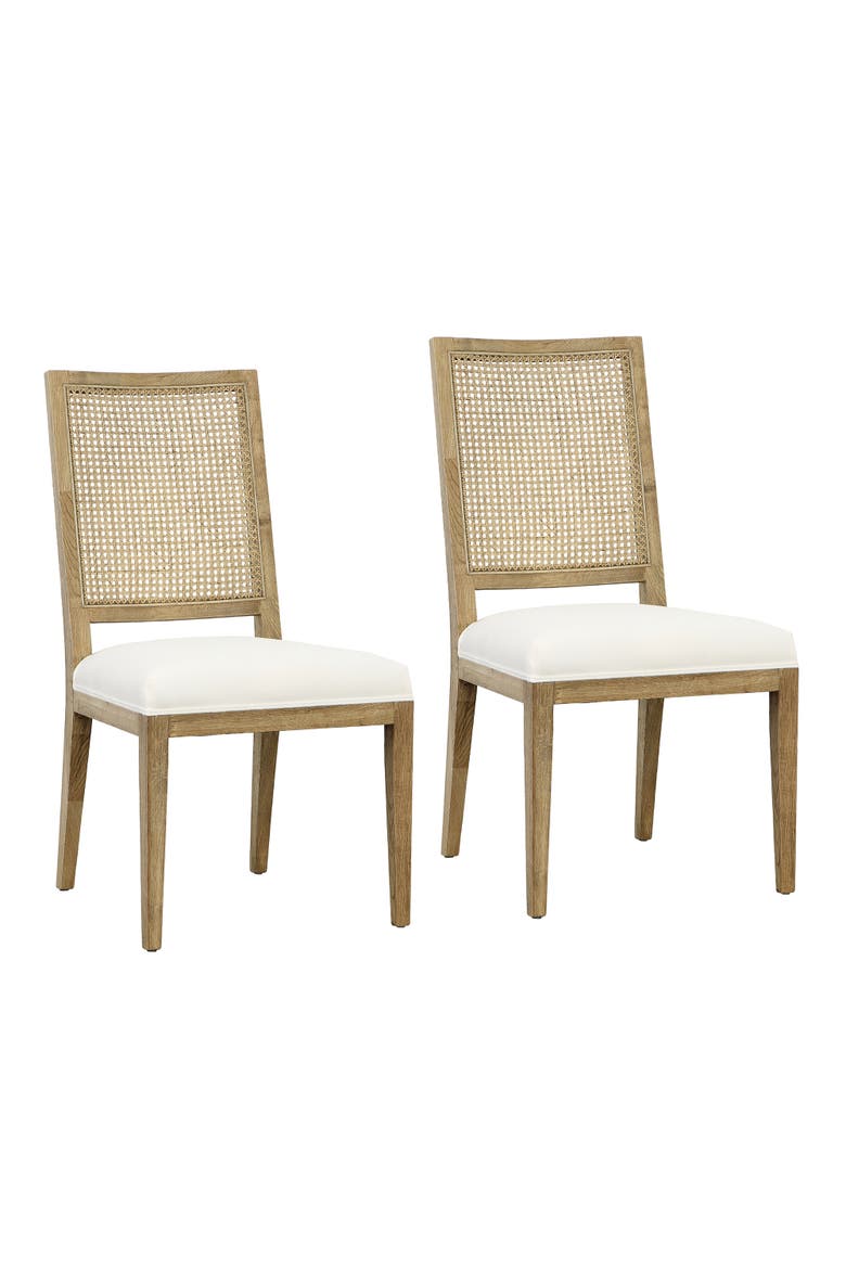 Nico Cane Dining Chair - Set of 2, Main, color, Natural Warm Wash