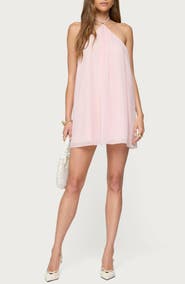 EDIKTED Emeline Open Back Halter Minidress