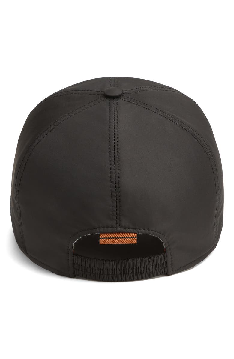 ZEGNA Zephyr Baseball Cap, Alternate, color, Black