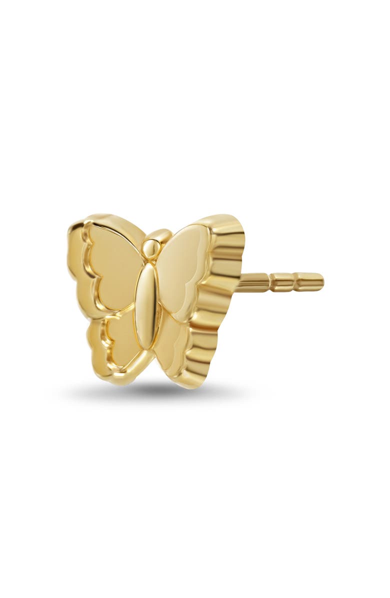 Bony Levy 14K Gold Butterfly Stud Earrings, Alternate, color, 14K Yellow Gold