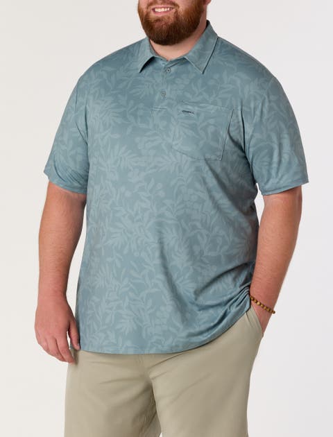 Big & Tall TRVLR Printed Performance Polo Shirt
