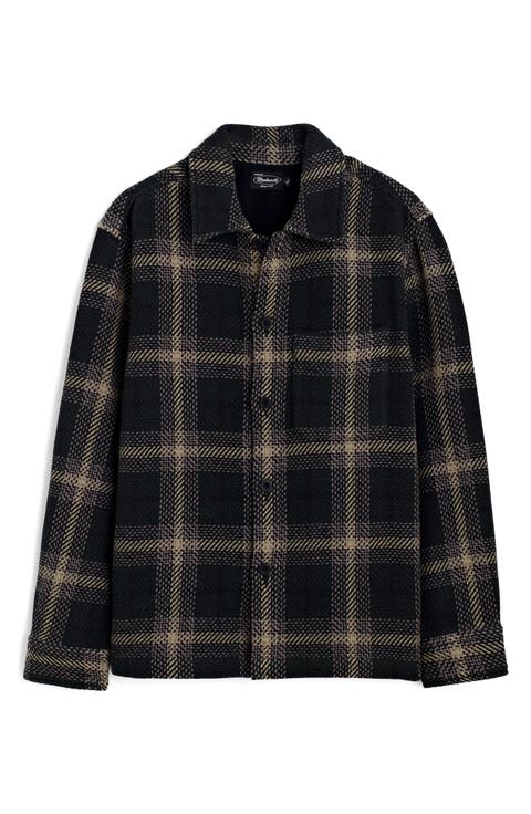 Plaid Long Sleeve Chunky Twill Shirt