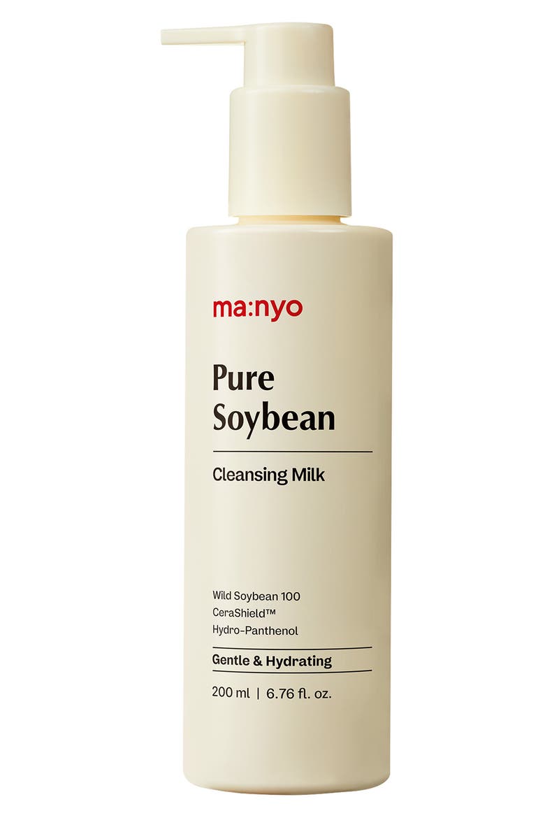 Pure Soybean Cleansing Milk, Main, color, LIGHT BEIGE